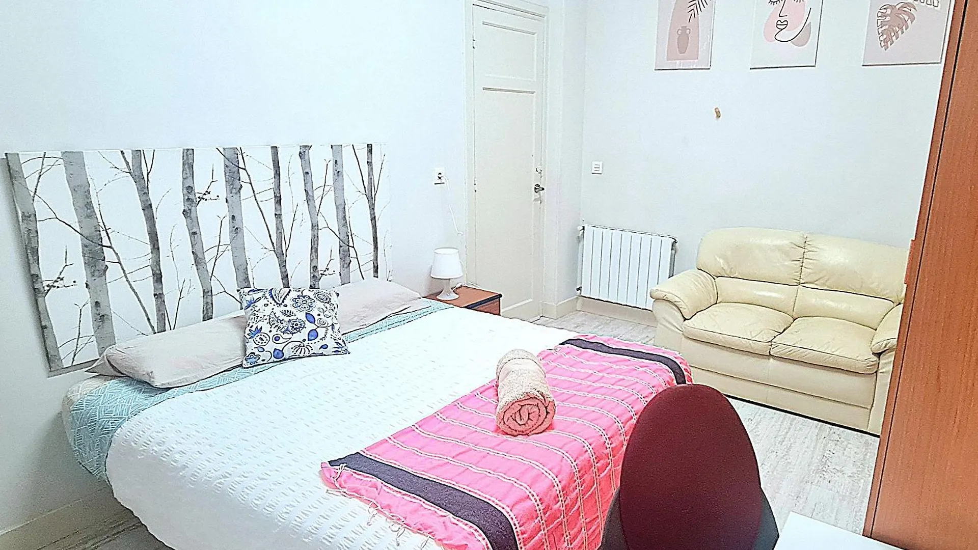 Ubytování v soukromí Habitaciones Privadas En Piso Frente A Playa Ondarreta, Bano Compartido San Sebastián